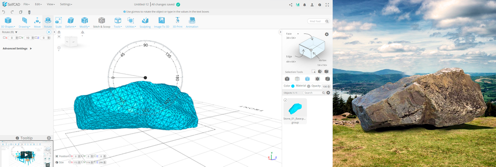Transforming rigid objects